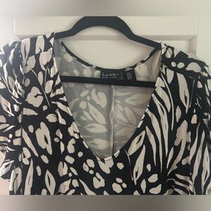 Nicole Miller Patterned Dress 1X